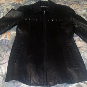 Pelle Pelle Women's Black Leather Jacket